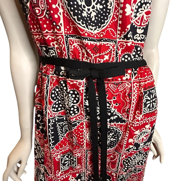 Vintage 70s Cotton Maxi Dress Small - Picture 5 of 14